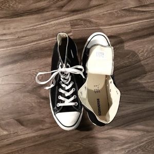 Converse Black-High Top-All Star Shoes-Mens 11